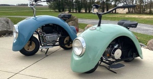 Bu“ Volkspod ”Scooterları Eski Volkswagen Beetle...
