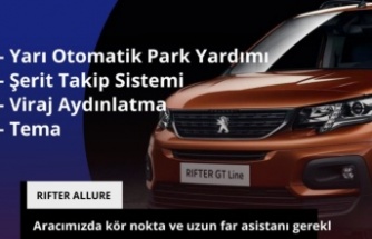 Rifter Gt Line Yarı Otomatik Park Yardım Aktivasyonu, Kodlama